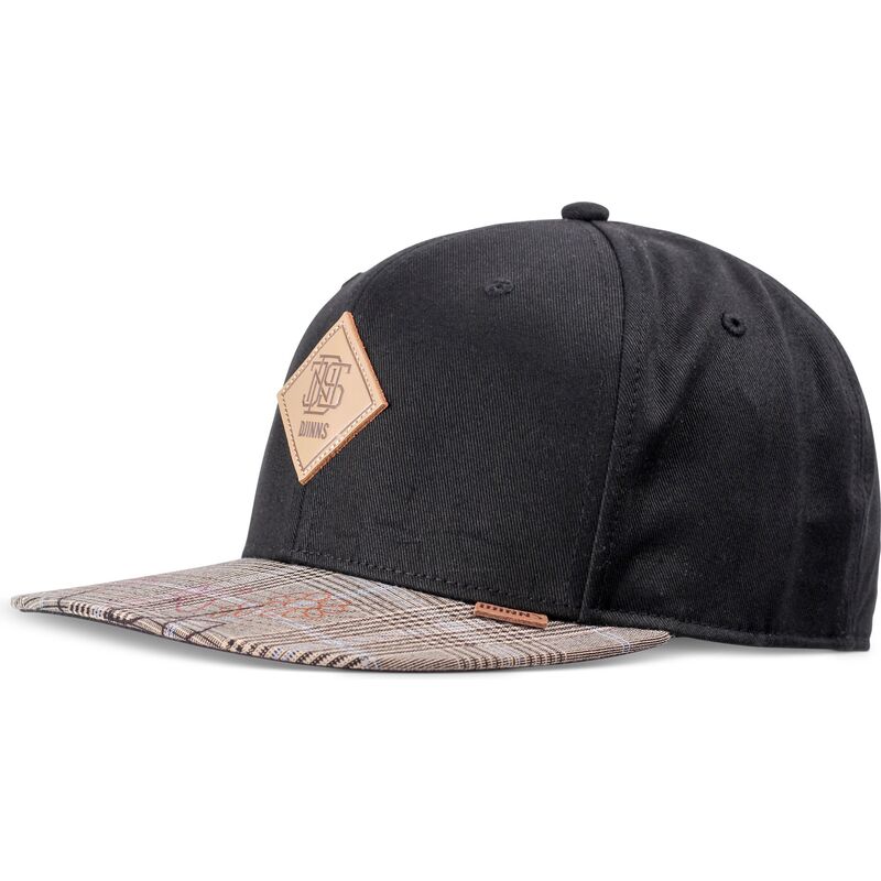bone-plano-preto-e-cinza-snapback-crinklecheck-rev-da-djinns