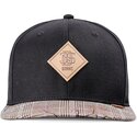 bone-plano-preto-e-cinza-snapback-crinklecheck-rev-da-djinns