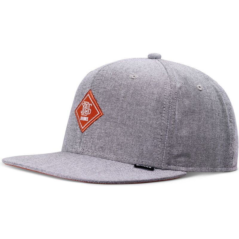 bone-plano-cinza-snapback-com-logo-vermelho-oxfordcontra-da-djinns