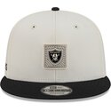 bone-plano-bege-e-preto-snapback-9fifty-training-pack-2026-da-las-vegas-raiders-nfl-da-new-era