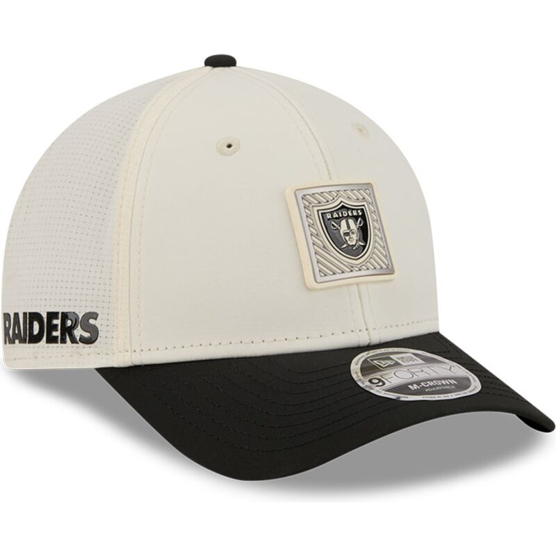 bone-curvo-bege-e-preto-snapback-9forty-m-crown-training-pack-2026-da-las-vegas-raiders-nfl-da-new-era