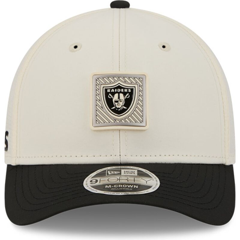 bone-curvo-bege-e-preto-snapback-9forty-m-crown-training-pack-2026-da-las-vegas-raiders-nfl-da-new-era
