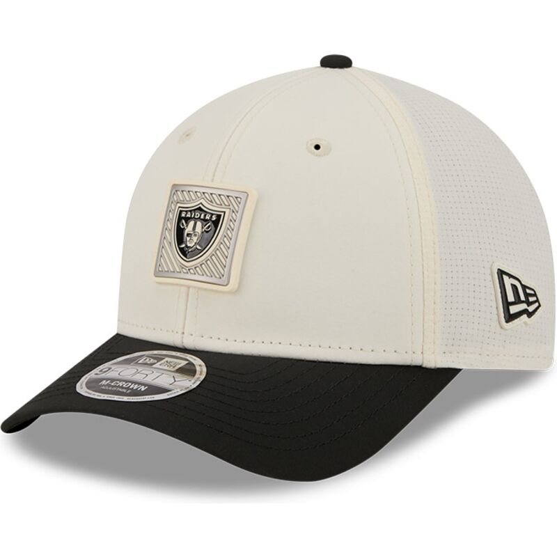 bone-curvo-bege-e-preto-snapback-9forty-m-crown-training-pack-2026-da-las-vegas-raiders-nfl-da-new-era