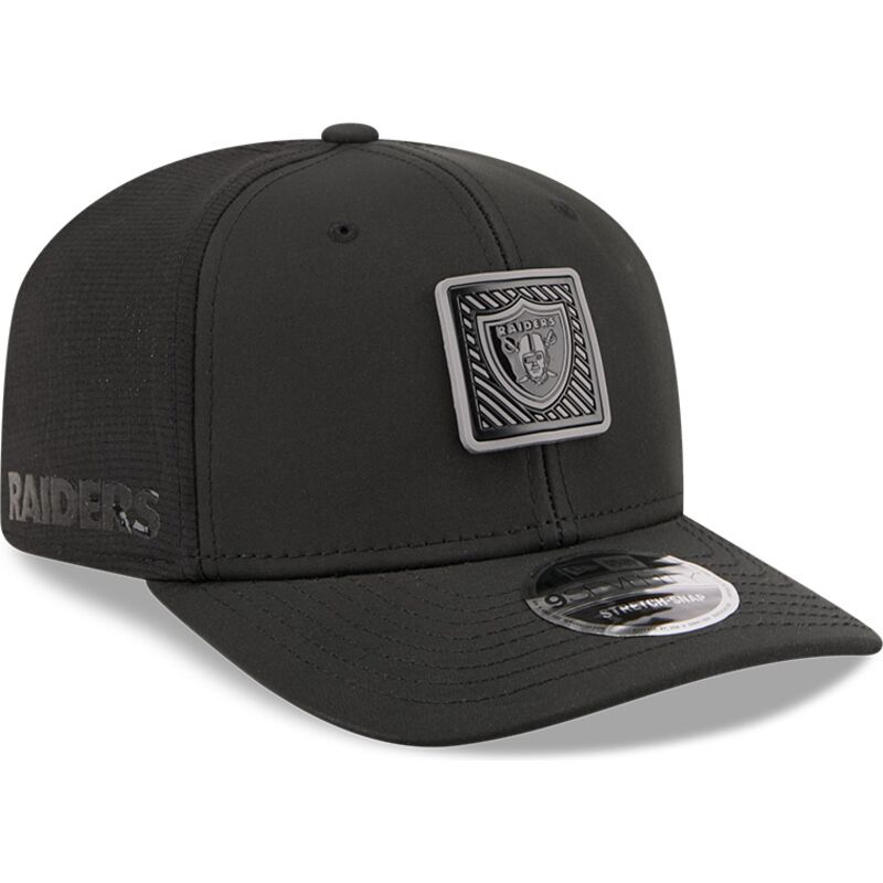 bone-curvo-preto-snapback-9seventy-stretch-snap-training-pack-2026-da-las-vegas-raiders-nfl-da-new-era