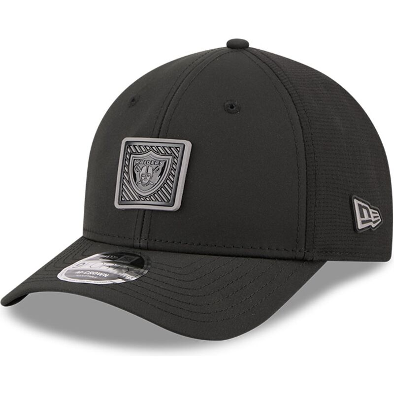 bone-curvo-preto-snapback-9forty-m-crown-training-pack-2026-da-las-vegas-raiders-nfl-da-new-era