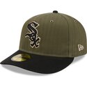 bone-curvo-verde-justo-59fifty-pre-curved-american-herringbone-da-chicago-white-sox-mlb-da-new-era