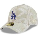 bone-curvo-bege-justo-59forty-a-frame-leafy-palm-da-los-angeles-dodgers-mlb-da-new-era
