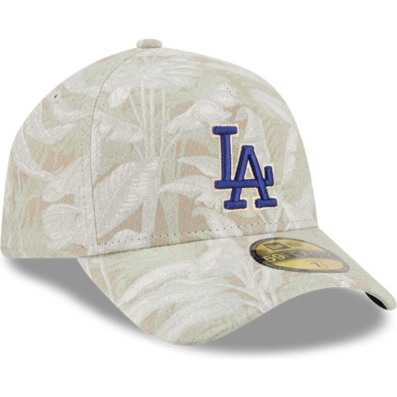 bone-curvo-bege-justo-59forty-a-frame-leafy-palm-da-los-angeles-dodgers-mlb-da-new-era