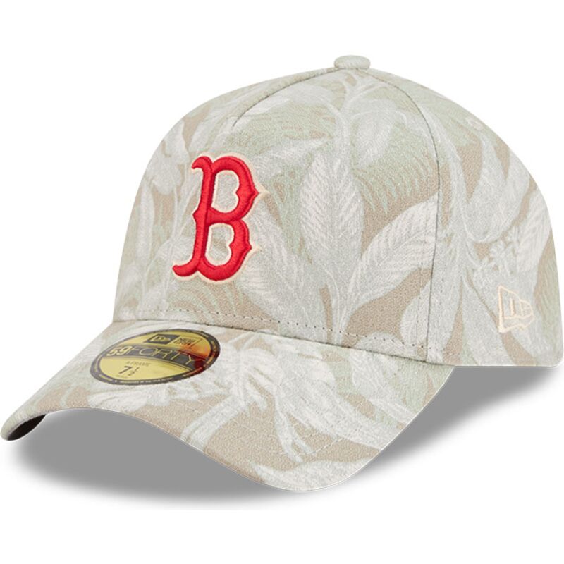 bone-curvo-bege-justo-59forty-a-frame-leafy-palm-da-boston-red-sox-mlb-da-new-era