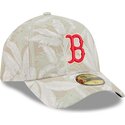 bone-curvo-bege-justo-59forty-a-frame-leafy-palm-da-boston-red-sox-mlb-da-new-era