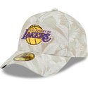 bone-curvo-bege-justo-59forty-a-frame-leafy-palm-da-los-angeles-lakers-nba-da-new-era