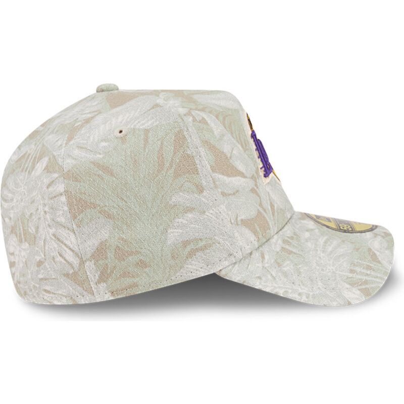 bone-curvo-bege-justo-59forty-a-frame-leafy-palm-da-los-angeles-lakers-nba-da-new-era