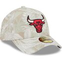 bone-curvo-bege-justo-59forty-a-frame-leafy-palm-da-chicago-bulls-nba-da-new-era