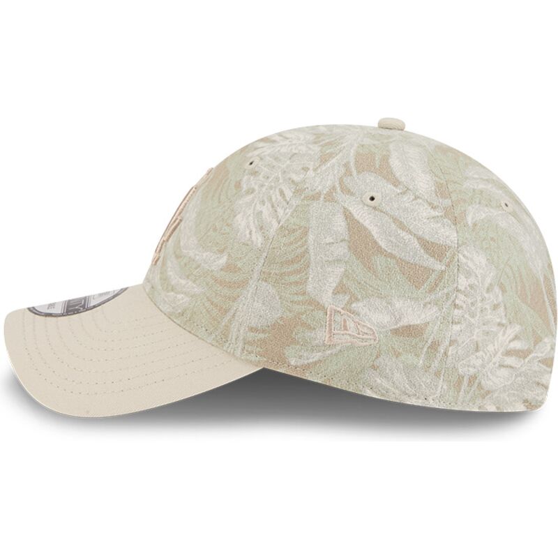 bone-curvo-bege-ajustavel-9twenty-leafy-palm-da-los-angeles-dodgers-mlb-da-new-era