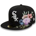 bone-plano-preto-justo-59fifty-floral-da-chicago-white-sox-mlb-da-new-era