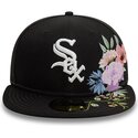 bone-plano-preto-justo-59fifty-floral-da-chicago-white-sox-mlb-da-new-era