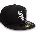 bone-plano-preto-justo-59fifty-floral-da-chicago-white-sox-mlb-da-new-era