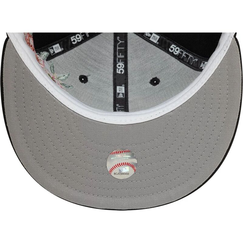 bone-plano-preto-justo-59fifty-floral-da-chicago-white-sox-mlb-da-new-era