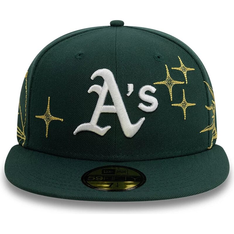 bone-plano-verde-justo-59fifty-zodiac-da-oakland-athletics-mlb-da-new-era
