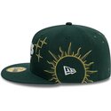bone-plano-verde-justo-59fifty-zodiac-da-oakland-athletics-mlb-da-new-era
