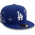 bone-plano-azul-justo-59fifty-zodiac-da-los-angeles-dodgers-mlb-da-new-era