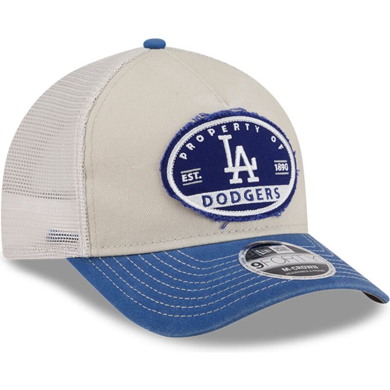 bone-trucker-bege-e-azul-9forty-m-crown-a-frame-fray-da-los-angeles-dodgers-mlb-da-new-era