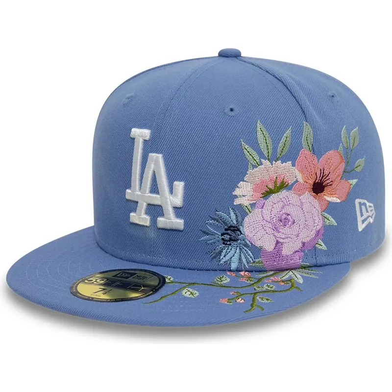 bone-plano-azul-justo-59fifty-floral-da-los-angeles-dodgers-mlb-da-new-era
