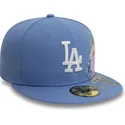 bone-plano-azul-justo-59fifty-floral-da-los-angeles-dodgers-mlb-da-new-era