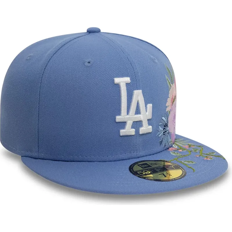 bone-plano-azul-justo-59fifty-floral-da-los-angeles-dodgers-mlb-da-new-era