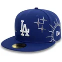 bone-plano-azul-justo-59fifty-zodiac-da-los-angeles-dodgers-mlb-da-new-era