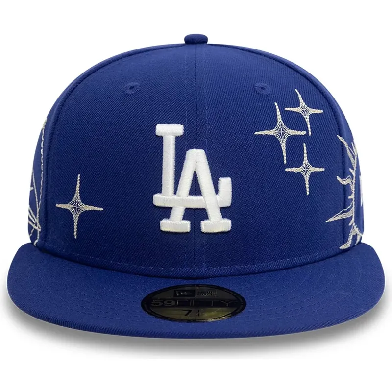bone-plano-azul-justo-59fifty-zodiac-da-los-angeles-dodgers-mlb-da-new-era