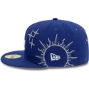 bone-plano-azul-justo-59fifty-zodiac-da-los-angeles-dodgers-mlb-da-new-era