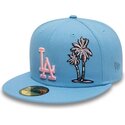 bone-plano-azul-justo-59fifty-palm-taco-da-los-angeles-dodgers-mlb-da-new-era