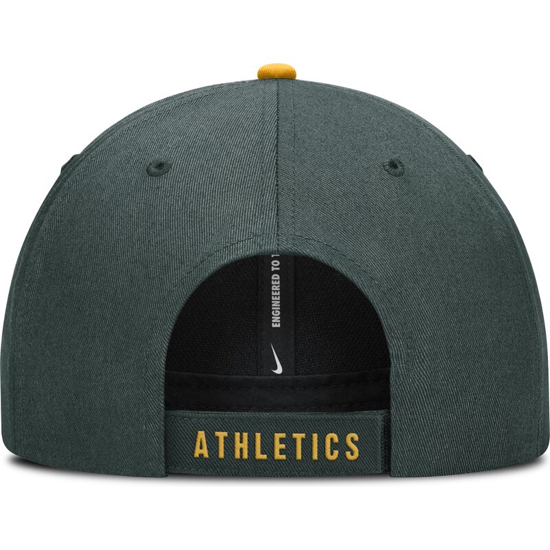bone-curvo-verde-ajustavel-para-crianca-dri-fit-club-structured-da-oakland-athletics-mlb-da-nike
