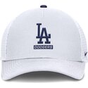 bone-trucker-branco-com-logo-azul-primetime-dri-fit-rise-structured-da-los-angeles-dodgers-mlb-da-nike