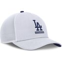 bone-trucker-branco-com-logo-azul-primetime-dri-fit-rise-structured-da-los-angeles-dodgers-mlb-da-nike