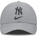 bone-curvo-cinza-ajustavel-primetime-club-structured-uv-poly-ripstop-da-new-york-yankees-mlb-da-nike