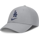 bone-curvo-cinza-ajustavel-primetime-club-structured-uv-poly-ripstop-da-los-angeles-dodgers-mlb-da-nike