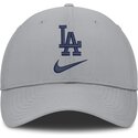 bone-curvo-cinza-ajustavel-primetime-club-structured-uv-poly-ripstop-da-los-angeles-dodgers-mlb-da-nike