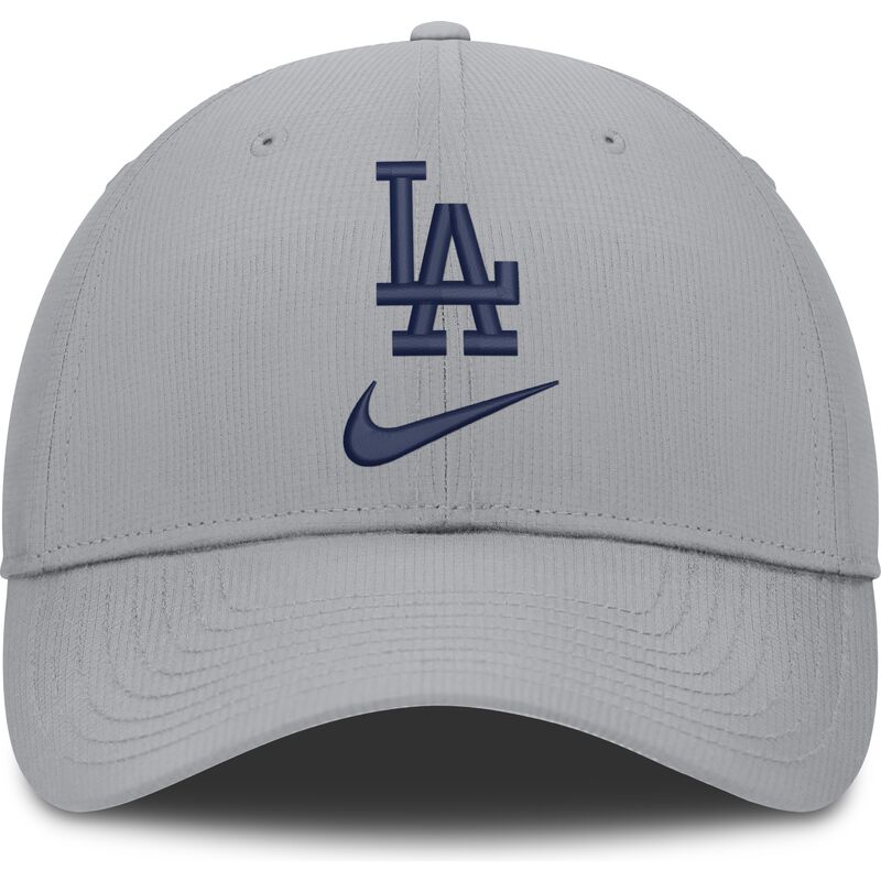 bone-curvo-cinza-ajustavel-primetime-club-structured-uv-poly-ripstop-da-los-angeles-dodgers-mlb-da-nike