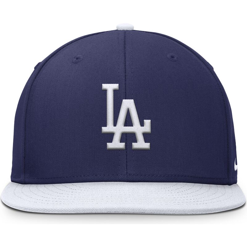 bone-plano-azul-e-branco-snapback-para-crianca-dri-fit-pro-structured-square-bill-da-los-angeles-dodgers-mlb-da-nike