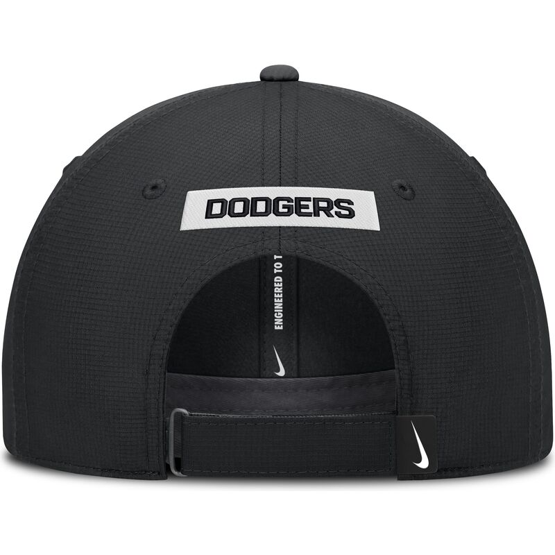 bone-curvo-preto-ajustavel-primetime-club-structured-uv-poly-ripstop-da-los-angeles-dodgers-mlb-da-nike
