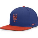 bone-plano-azul-e-laranja-multicolor-snapback-dri-fit-pro-structured-square-bill-da-new-york-mets-mlb-da-nike