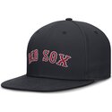 bone-plano-azul-marinho-justo-dri-fit-true-structured-round-bill-da-boston-red-sox-mlb-da-nike