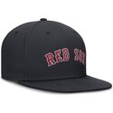bone-plano-azul-marinho-justo-dri-fit-true-structured-round-bill-da-boston-red-sox-mlb-da-nike
