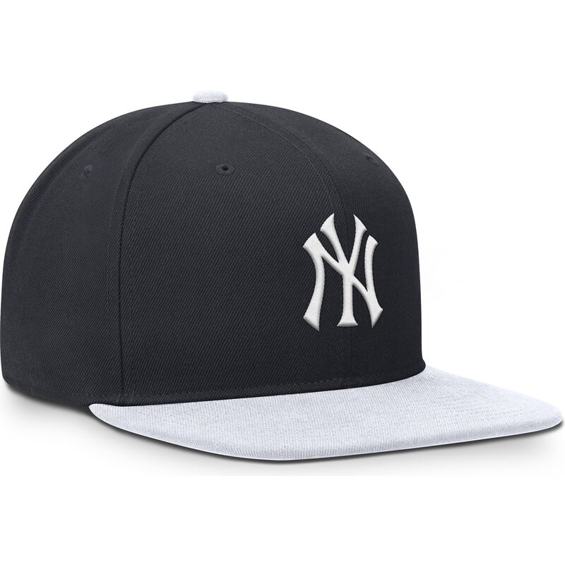 bone-plano-azul-marinho-e-branco-snapback-dri-fit-pro-structured-square-bill-da-new-york-yankees-mlb-da-nike bone-plano-azul-marinho-e-branco-snapback-dri-fit-pro-structured-square-bill-da-new-york-yankees-mlb-da-nike