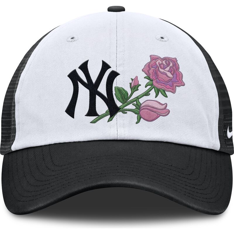 bone-trucker-preto-e-branco-ajustavel-mothers-day-club-unstructured-da-new-york-yankees-mlb-da-nike bone-trucker-preto-e-branco-ajustavel-mothers-day-club-unstructured-da-new-york-yankees-mlb-da-nike