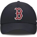 bone-curvo-azul-marinho-ajustavel-club-structured-uv-poly-ripstop-da-boston-red-sox-mlb-da-nike