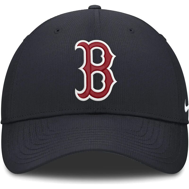 bone-curvo-azul-marinho-ajustavel-club-structured-uv-poly-ripstop-da-boston-red-sox-mlb-da-nike