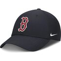 bone-curvo-azul-marinho-ajustavel-club-structured-uv-poly-ripstop-da-boston-red-sox-mlb-da-nike